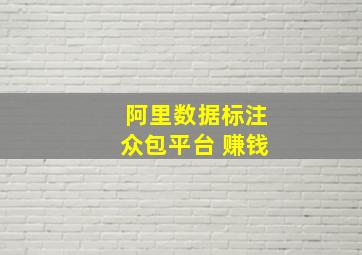 阿里数据标注众包平台 赚钱